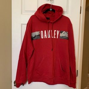 Oakley red hoodie